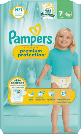 Windeln Premium Protection Gr.7 XL (15+ kg), 17 St Windeln Premium Protection Gr.7 XL (15+ kg), 17 St